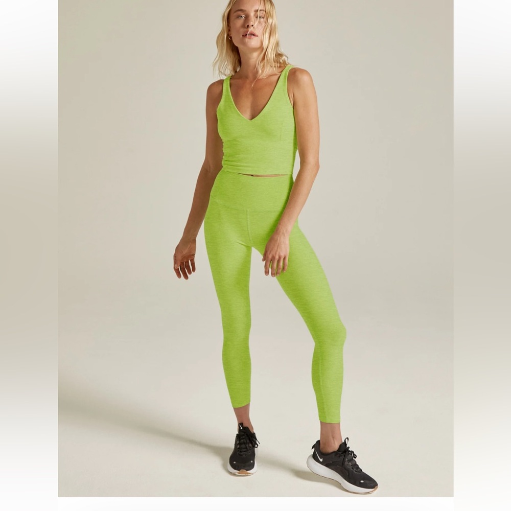 Beyond Yoga Lime Green Tank Top